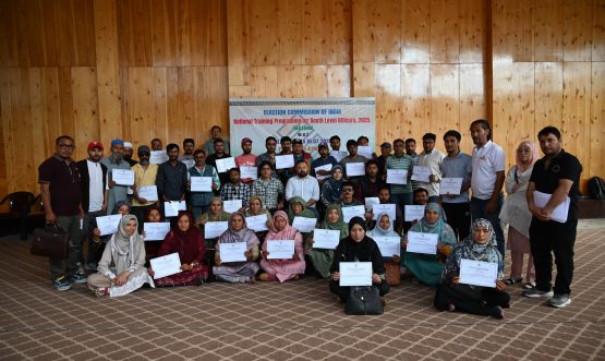 National Training Programme for Booth Level Officers of Drass and Taisuru Tehsils held in Kargil.
