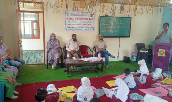 World Population Day Observed at MMS Chutuk by DIET Kargil.