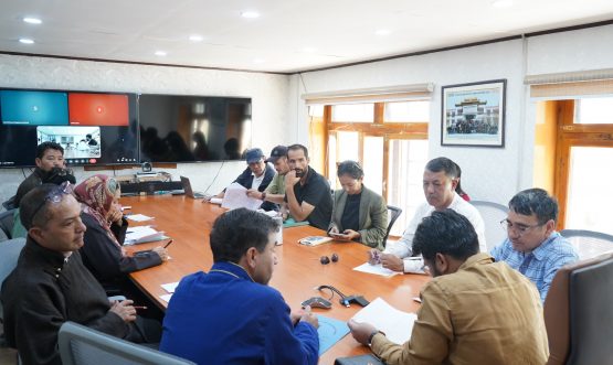 DC Leh Reviews Preparations for PMO Director’s Visit to Vibrant Villages in Leh District.
