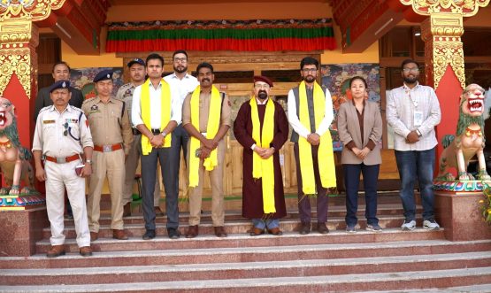 CEC Dr. Mohd Jaffer Akhoon Meets His Holiness the 14th Dalai Lama at Karsha Photang, Zanskar.