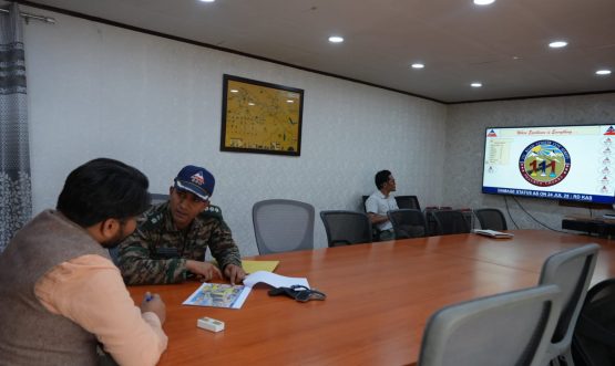Flash Floods and Mudslides Cause Road Blockage in Shayok Valley: DC Leh Chairs Emergency Meeting.