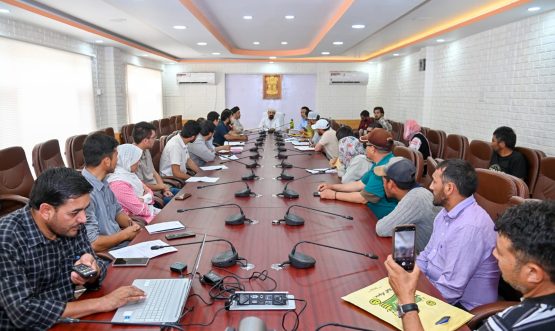CEC Kargil address grievances of specially-abled persons.