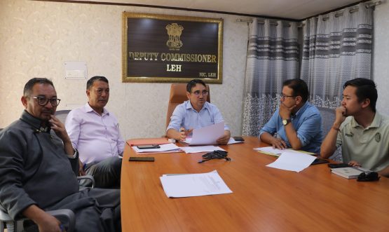 CPO Leh Reviews Status of Projects Undertaken by R&B Division, Leh under District CAPEX.