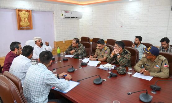 CEC Dr. Mohd Jaffer Akhoon Took Review Meeting on Key BRO Infrastructure Projects in Kargil.