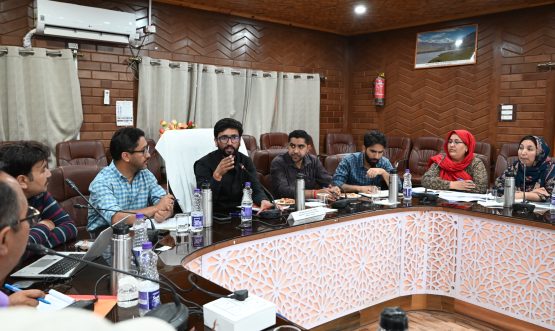 DC Rakesh Kumar chairs review meeting of Health Department Kargil.