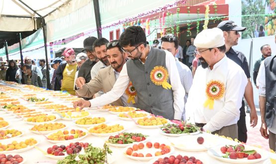 CEC Dr. Jaffer Akhoon Graces Apricot Exhibition 2025 Under ‘One District One Product’ Initiative.