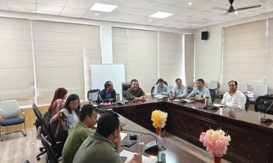 ACD Leh Chairs Review Meeting with National Level Monitors on Rural Development Schemes.