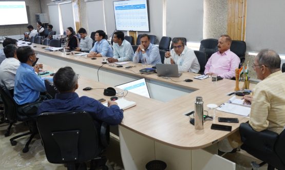 Hon’ble LG Gupta chairing a meeting of Health and Medical Education Dept