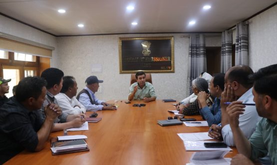 ADDC Leh Reviews Progress of Samagra Shiksha Scheme.