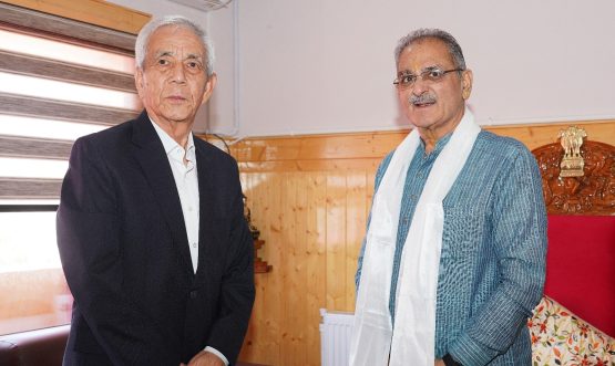Hon’ble LG Gupta with former CS J&K C Phuntsog