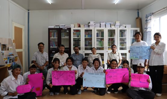 GDC Khaltse Conducts Cleanliness Drive and Poster Making Competition under Mission Clean Indus.