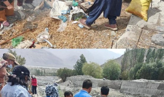 Mission Indus Clean-Up (Singe Tsangspo Tsande Lasgul) 2025 Conducted at Diskit Sub-Division.