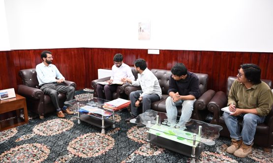 Administrative Secretary Law and Justice UT Ladakh Qureshi Tariq Mehmood chairs Law Department review meeting.