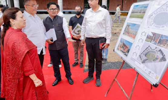 Hon’ble LG Kavinder reviews project works with Administrator Daman and Diu Praful Patel