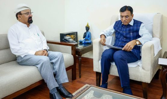CEC Kargil Meets Union Minister, Mansukh Mandaviya; Discusses Winter Sports Academy, Sports Council and Infrastructure Development in Kargil.