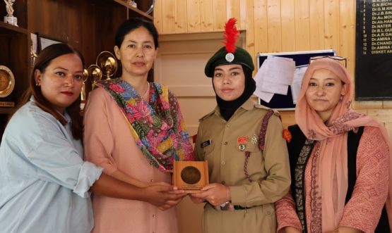 Lt Dr. Ujwala Koche and Cadet Zulikha Banoo Honoured with Prestigious DG NCC Awards.