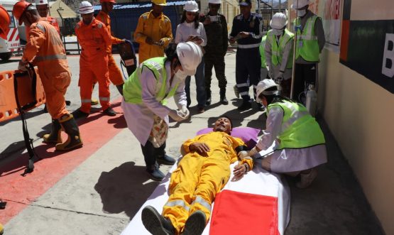 UTDMA in collaboration with NDMA successfully conducts mock drill exercises in Leh.