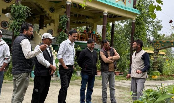 Director Rural Development Syed Sajjad Qadri, visited Turtuk Block on August 24, 2025.