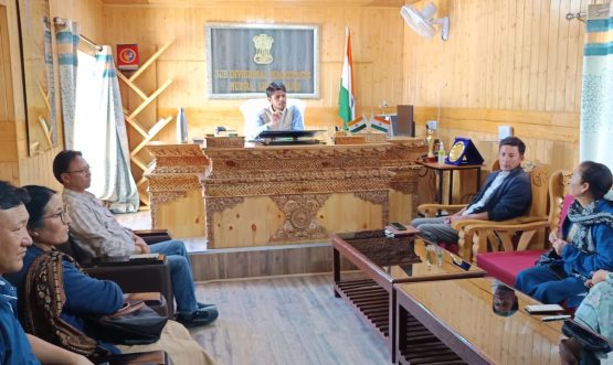SDM Nubra Chairs Review Meeting with Higher Secondary Principals on Pre-Board Examination Performance.