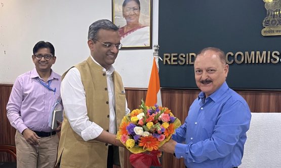 MD NHIDCL calls on Chief Secretary Ladakh Dr Pawan Kotwal.