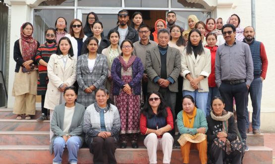 Training-cum-Sensitisation Programme on Child Rights, Care, and Protection of Children for the functionaries of Mission Vatsalaya and child helplines at the Conference Hall, DC Office, Leh.