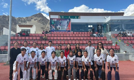 Flag-Off Ceremony of Ladakh Senior Girls Football Team.