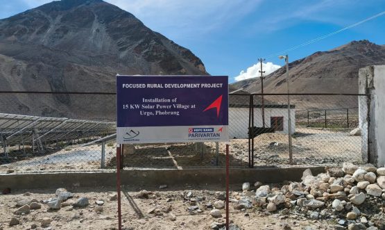 Inauguration of 15kW Solar Power Plant at Urgo Phobrang.