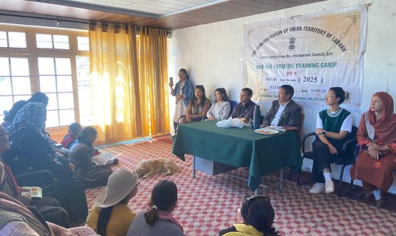 Farmers in Stok Village Trained on Nutri-Cereal Cultivation.
