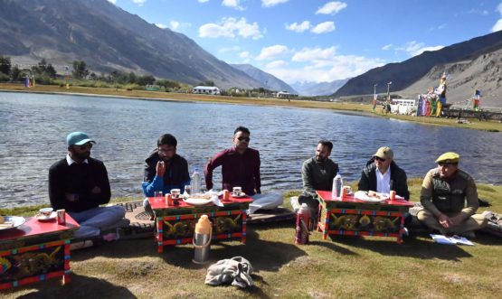 Ladakh Zanskar Festival: DC Kargil Reviews Arrangements at Sani Lake Venue.