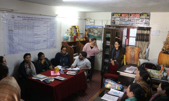 DC Leh Conducts Surprise Inspection of Government Schools in Leh Town.