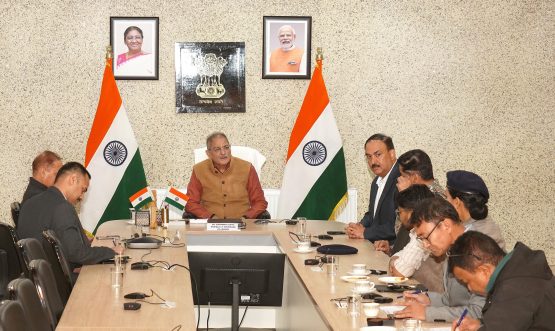 LG Kavinder Gupta chairs review meeting.