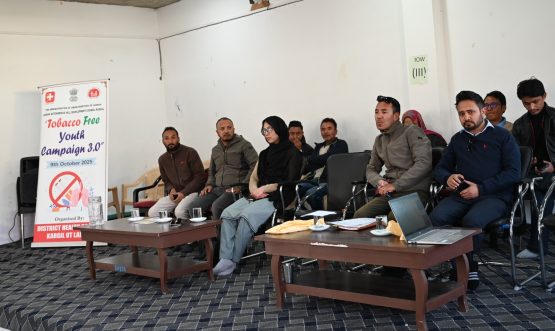 District Tobacco Control Cell Kargil Organizes “Tobacco-Free Youth Campaign 3.0”.