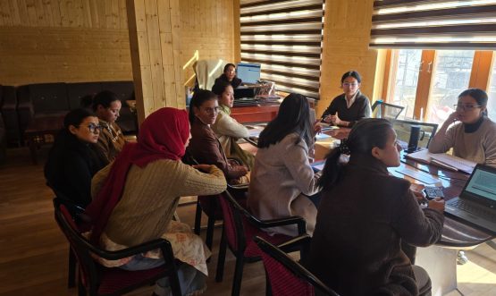 The Director, Social & Tribal Welfare Department, UT Ladakh, Ms. Kunzes Angmo (JKAS), chaired a review meeting on the physical and financial progress of Mission Shakti and Mission Vatsalya at the Directorate of Social & Tribal Welfare Office, Leh.