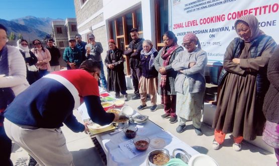 Zonal Level Cooking Competition held at ZEO Office, Khaltse.