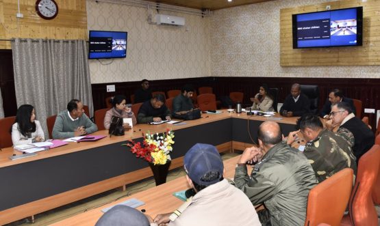 A review meeting on Collection, Segregation and Disposal of Solid Waste for Rural and Urban Areas