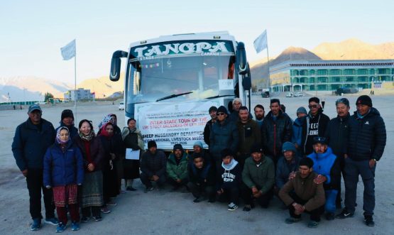 Exposure Tour for Ladakh Sheep and Goat Rearers Flagged Off.