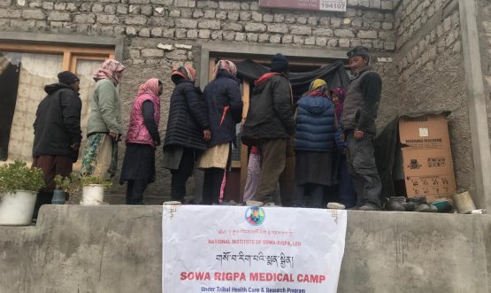 The National Institute of Sowa Rigpa, Leh, successfully conducted a free medical camp cum survey under the TSP Project