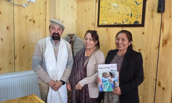 Special Olympics Bharat delegation meets CEC Kargil.