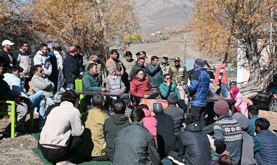 MP Ladakh Conducts Extensive Tour of Drass Sub-Division; Assures Redressal of Public Demands.