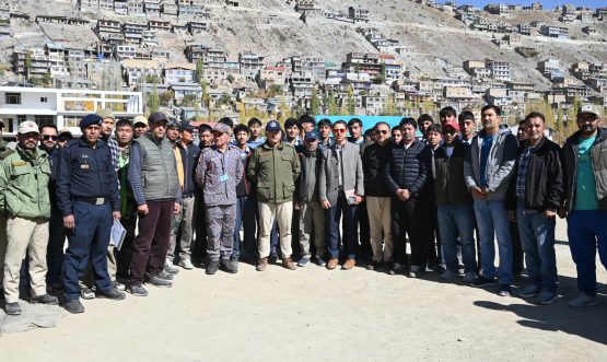 13th Battalion NDRF Conducts District Level Mock Exercise in Kargil on CBRN Scenarios.