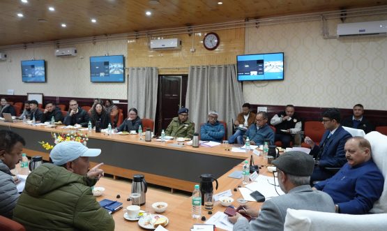 Chief Secretary Dr Kotwal reviews winter stocking preparedness in Ladakh.