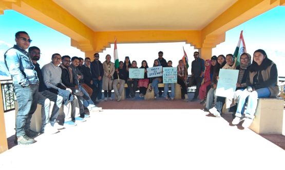 DC Nubra Organises National Unity March to Commemorate 150th Birth Anniversary of Sardar Vallabhbhai Patel.