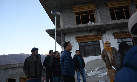 RD&PR Director Reviews Rural Development Schemes in Zanskar.