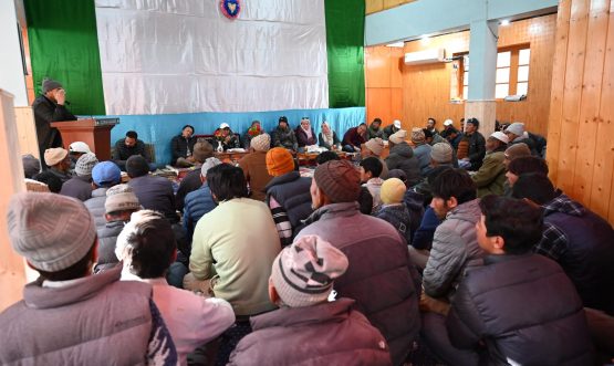 MP Ladakh Mohmad Haneefa Jan Tours Pashkum Constituency; Assures Early Redressal of Public Grievances.