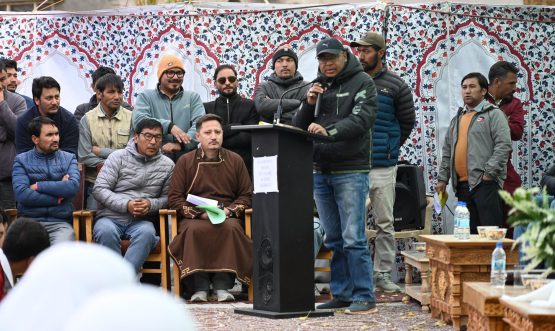 MP Ladakh, Haneefa Jan Tours Trespone and GM Pore; Assures Redressal of Public Grievances on Priority.