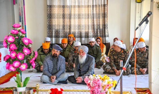 CEC Kargil Attends 556th Prakash Purab of Guru Nanak Dev Ji at Gurudwara Charan Kamal.