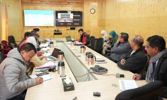 Chief Secretary Dr Pawan Kotwal chairs a meeting to review compliance with NGT directions on river pollution and waste management.