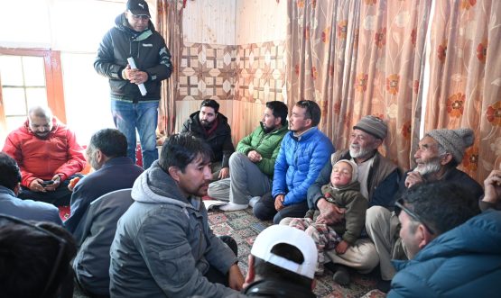 MP Ladakh Conducts Extensive Tour of Choskore Constituency; Addresses Public Grievances Across Various Villages