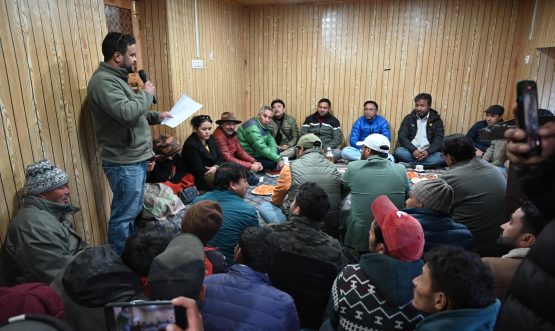 MP Ladakh Mohmad Haneefa Jan Tours Poyen Constituency; Assures to Address Public Demands on Priority.