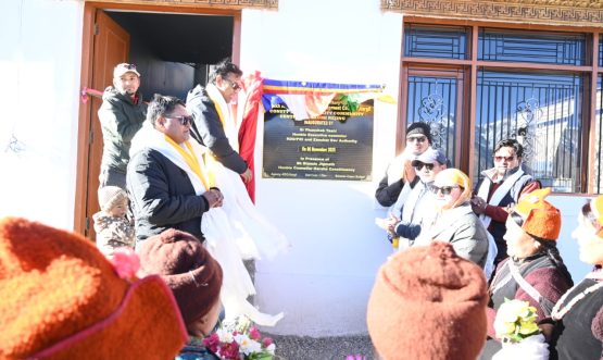 Er. Phunchok Tashi Inaugurates Newly Constructed Community Halls in Karsha.